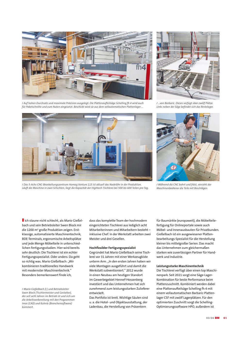 Artikelseite aus dem BM Fachmagazin